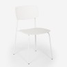Josy design spisebordsstol i polypropylen og metal til restaurant stue Billig