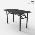 Foldesk Plus lille 120x60cm sammenklappelig skrivebord i sort hvid Kampagne