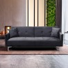 Villolus moderne 3 personers sovesofa velour stof sofa i mange farver Omkostninger