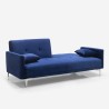 Villolus moderne 3 personers sovesofa velour stof sofa i mange farver 