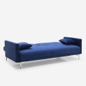 Villolus moderne 3 personers sovesofa velour stof sofa i mange farver 