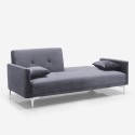 Villolus moderne 3 personers sovesofa velour stof sofa i mange farver 