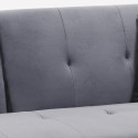 Villolus moderne 3 personers sovesofa velour stof sofa i mange farver 