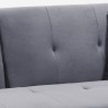 Villolus moderne 3 personers sovesofa velour stof sofa i mange farver 