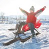 Comet sne slæde kælk motocross udseende med rat bremser til børn På Tilbud