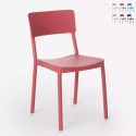 Liner AHD design spisebords stol stabelbar i farverig polypropylen 