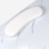Lipota marmor effekt neglebord træ manicurebord 110x43x81 cm 3 hylder Udvalg