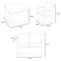 Riccione Grand Soleil lounge havemøbel sæt stole sofabord sofa hynder Model
