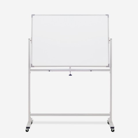 Albert M opslagstavle 90x60 cm 2 sidet whiteboard tavle med hjul Kampagne