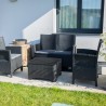 Riccione Grand Soleil lounge havemøbel sæt stole sofabord sofa hynder På Tilbud