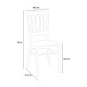 Klassisk design stol til udendørs restauranter, bryllupper og ceremonier Divina Billig
