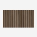 4 x lydabsorberende dekorative paneler i brunt træ 120x60cm Tabb-NS Udsalg