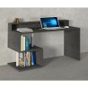 Moderne skrivebord til kontor med hylder 140x60x92,5cm Esse 2 Plus Pris