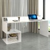 Skrivebord til kontor i moderne design med hylder 180x60x92,5cm Esse 2 Plus Model