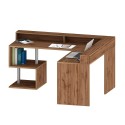 Hjørneskrivebord til kontor i moderne design med hylder Esse 2 A Plus 