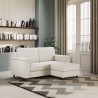 2-personers sofa med chaiselong puf i stof til moderne stue Marrak 120P  Mål