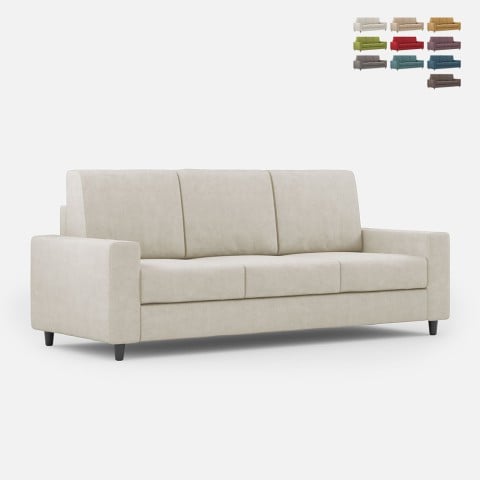 3-personers sofa i moderne elegant stof til stuen 208cm Sakar 180 Kampagne