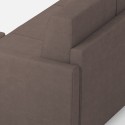 Moderne 2-personers stofsofa på 158cm med ottoman Karay 140P 