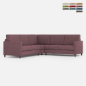 Moderne hjørnesofa i design i stof til 5 personer, måler 241x241 cm, model Karay 14AG. Kampagne