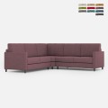 Moderne hjørnesofa i design i stof til 5 personer, måler 241x241 cm, model Karay 14AG. Kampagne