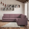 Moderne hjørnesofa i design i stof til 5 personer, måler 241x241 cm, model Karay 14AG. 