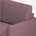 Moderne hjørnesofa i design i stof til 5 personer, måler 241x241 cm, model Karay 14AG. 