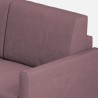 Moderne hjørnesofa i design i stof til 5 personer, måler 241x241 cm, model Karay 14AG. 