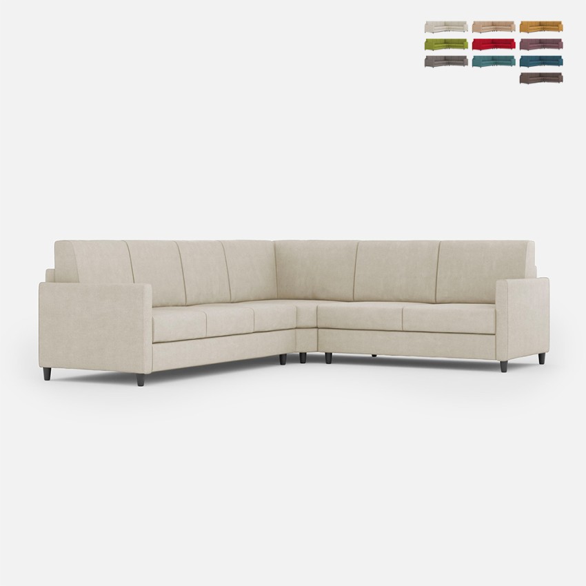 Hjørnesofa design 6 pladser 281x221 cm i moderne Karay 18AG stof Kampagne Hjørnesofa design 6 pladser 281x221 cm i moderne Karay 18AG stof Kampagne
