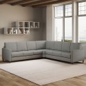 Sofa hjørnesofa i stof 7 sæder stor 281x281cm Karay 218AG Omkostninger