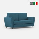 Sofa 2 sæder moderne stil stofbeklædning 172cm Yasel 140 