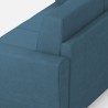 Sofa 2 sæder moderne stil stofbeklædning 172cm Yasel 140 