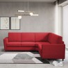 Sektionssofa med plads til 5 personer, 248x248 cm, i polstret stof Yasel 14AG 