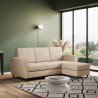Moderne 3-personer sofa med chaiselong eller puf 212cm Yasel 180P Mål