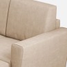 Moderne 3-personer sofa med chaiselong eller puf 212cm Yasel 180P 