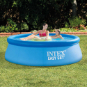 Intex 28112 Easy Set 244x76cm rund fritstående oppustelig pool badebassin Tilbud