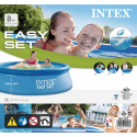 Intex 28112 Easy Set 244x76cm rund fritstående oppustelig pool badebassin Egenskaber