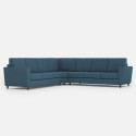 Sofa 7 sæders stor moderne hjørnesofa i stof 288x288cm Yasel 218AG 