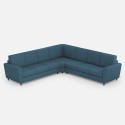 Sofa 7 sæders stor moderne hjørnesofa i stof 288x288cm Yasel 218AG 