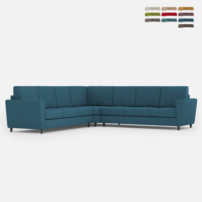 Sofa 7 sæders stor moderne hjørnesofa i stof 288x288cm Yasel 218AG Kampagne Sofa 7 sæders stor moderne hjørnesofa i stof 288x288cm Yasel 218AG Kampagne