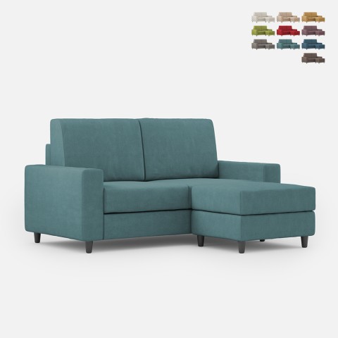2-personers sofa med chaiselong eller puf i moderne stil 168cm Sakar 140P Kampagne