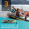 Intex 68380 Seahawk 3 oppustelig gummibåd til tre personer med pumpe Rabatter