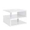 Modernt elegant sofabord med 2 hylder Zeta 55 