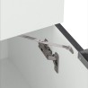 Hjørnefoldbart pladsbesparende skrivebord 70x70 cm Layla II Udvalg