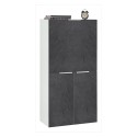 Pladsbesparende skrivebord 70x35 cm, foldbar hylde, skjult skab Layla Tilbud