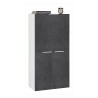 Pladsbesparende skrivebord 70x35 cm, foldbar hylde, skjult skab Layla Tilbud