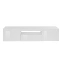 Mobil stue TV-skab moderne 160x40x35cm 2 døre 1 klap Regan Tilbud