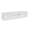 Mobil stue TV-skab moderne 160x40x35cm 2 døre 1 klap Regan Rabatter