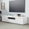 Moderne TV-bord til stuen med 2 skabe og 1 klaplåge 160x40x35cm Regan Valgfri