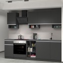 Komplet modulært køkken i moderne design 256cm Domina 