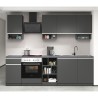Komplet modulært køkken i moderne design 256cm Domina 